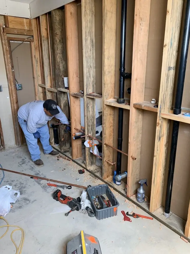 Commercial rough-in plumbing for Commercial Plumbing in Pine Hill Estates